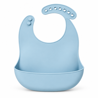 Bavoir silicone anti-bavage