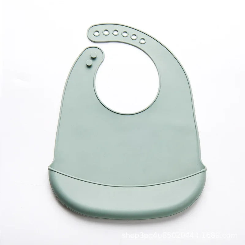 Bavoir silicone anti-bavage
