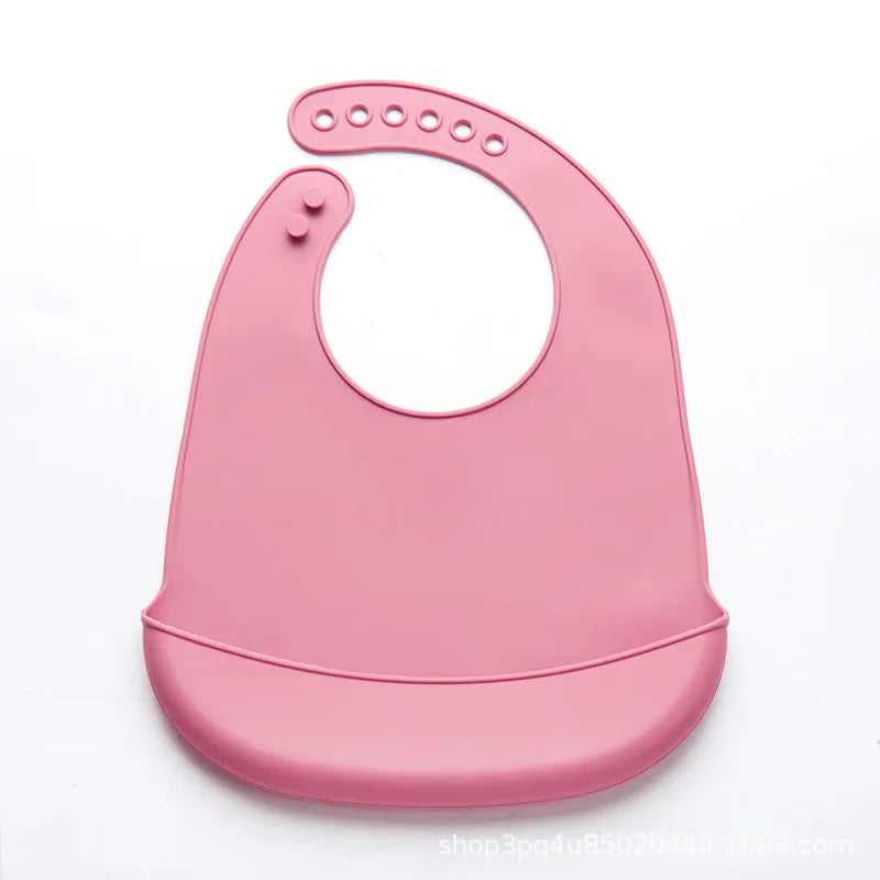 Bavoir silicone anti-bavage
