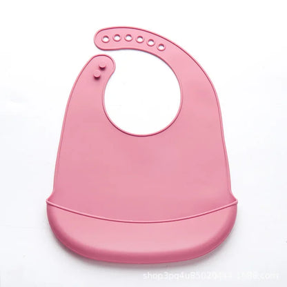 Bavoir silicone anti-bavage
