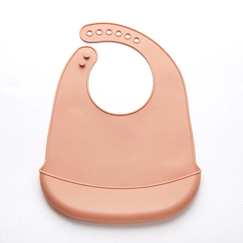 Bavoir silicone anti-bavage